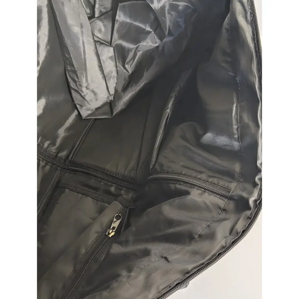 Swiss Design Hanging Garment Bag Convertible Duffel Suit Travel Bag Black 24